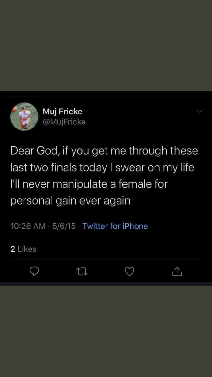 YoungNLegless's tweet photo. @stoolpresidente #BreakingMoos @MujFricke is a racist ONLY on the weekends when he thinks it’s okay to also “manipulate women for his own personal gain” classy dude for sure!! He will have a great job at Deadspin!!! https://t.co/TLu5zmezfZ