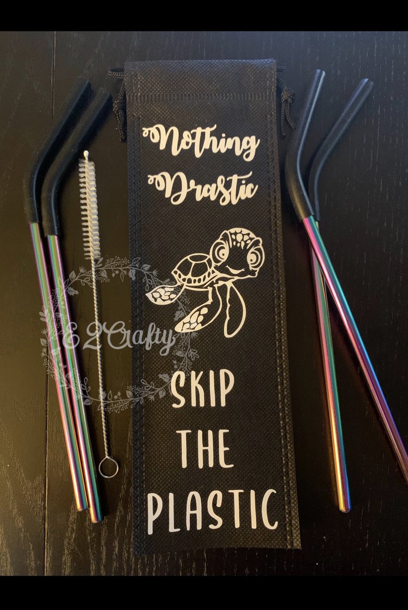 E2Crafty's tweet photo. Nothing Drastic, skip the plastic!
#ReusableStraw #E2Crafty #SiserEasyWeed #HTV #Cricut https://t.co/xqcQRT1jrS
