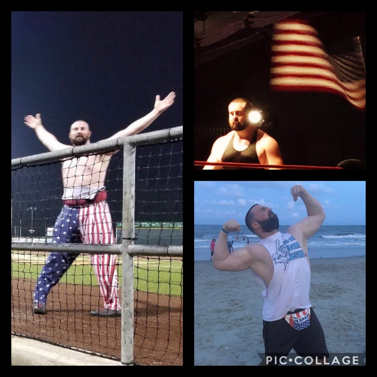 BulkNasty91's tweet photo. Bulk F Nasty... The “F” stands for FREEDOM. Happy 4th LETS GO! #Freedom #America #BaldEagle #Flag #MyCountry #GotBulk #KennyPowers #OldGlory #FourthOfJuly #ProWrestling #Ocean #FannyPack #Powerlifting #Pittsburgh #Biceps #ArmDay #BBQ https://t.co/1vvfSozOCF