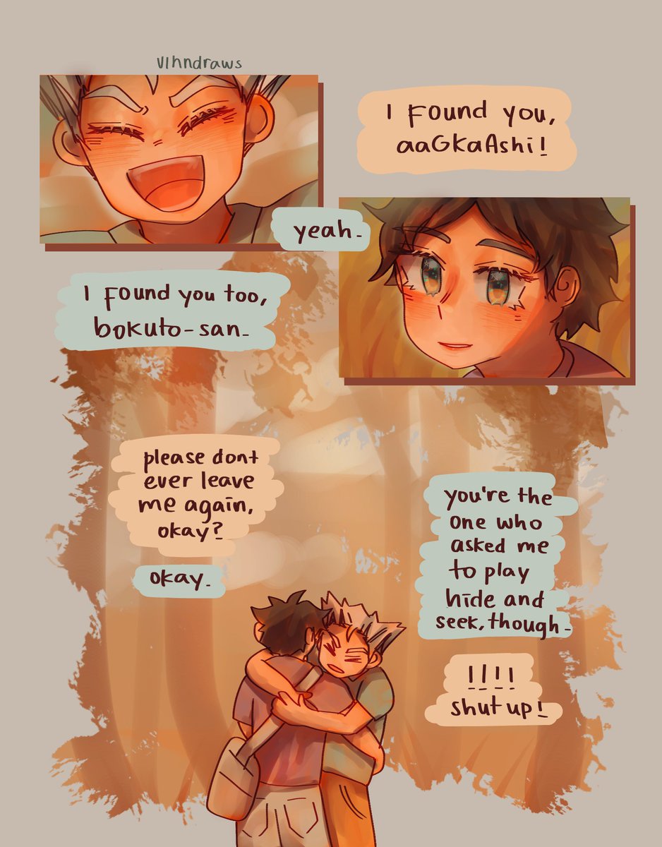 hide and seek - part three (end)
#haikyuu #bokuaka :D 