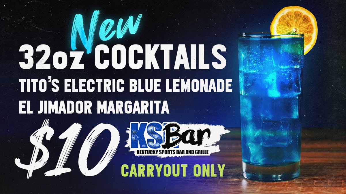 KSBarAndGrille's tweet photo. We're closing a little early tonight (8pm) so our staff can enjoy the Independence Day festivities. Come see us and grab a few to-go cocktails for your own celebrations. #dontdrinkandhandlefireworks #makinguphashtags https://t.co/pspdGaN4R7