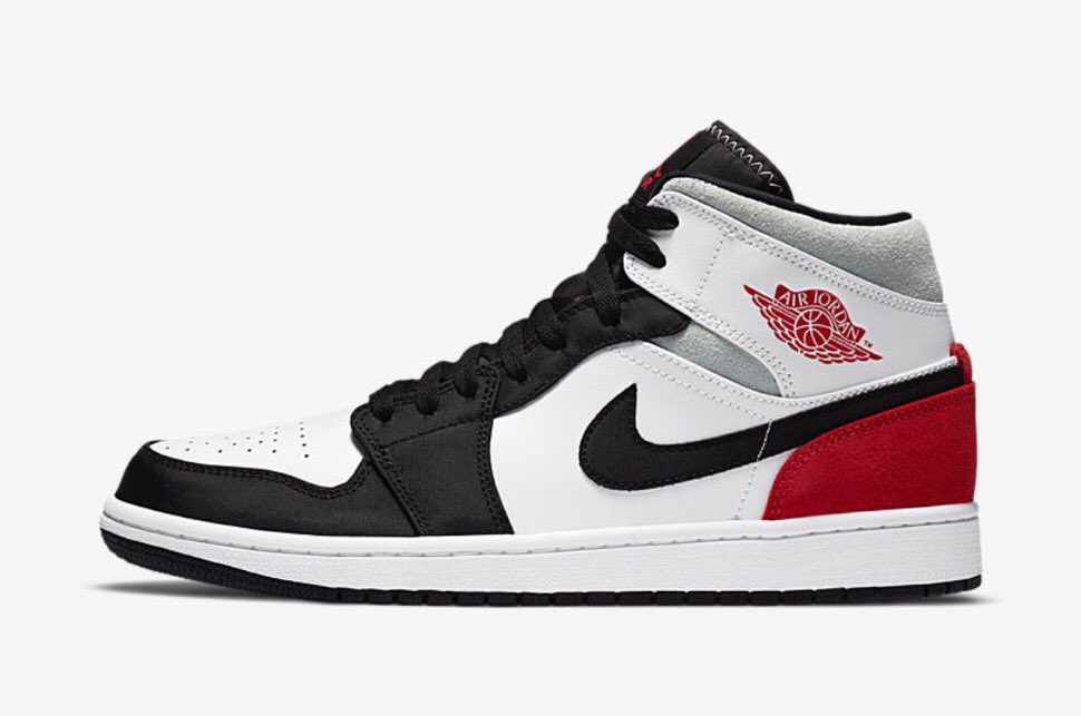 𝐔𝐏 𝐓𝐎 𝐃𝐀𝐓𝐄 Nike Unionとの伝説的コラボモデルを彷彿とさせる新作 Air Jordan 1 Mid Se White Black Red が国内年7月11日 土 に発売予定 ユニオン ナイキ Aj1 スニーカー エアジョーダン1 100 詳しくは記事をチェック