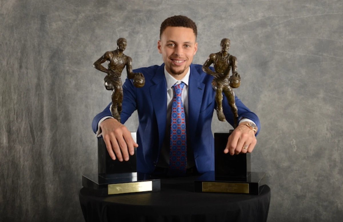 2016: Curry (2)Actual MVP: CurryCurry dominates!1st WS, WS/48, VORP, BPM, PER, OWS, OBPM. Clean sweep!30.1 (1st), 5.4, 6.7, 2.1 S/G (1st) .669 TS (1st)73 W (record)2nd: Durant28.2 (3rd), 8.2, 5.0, .634 TS% (2nd)55 W3/4/5: Lebron, Westbrook, Kawhi