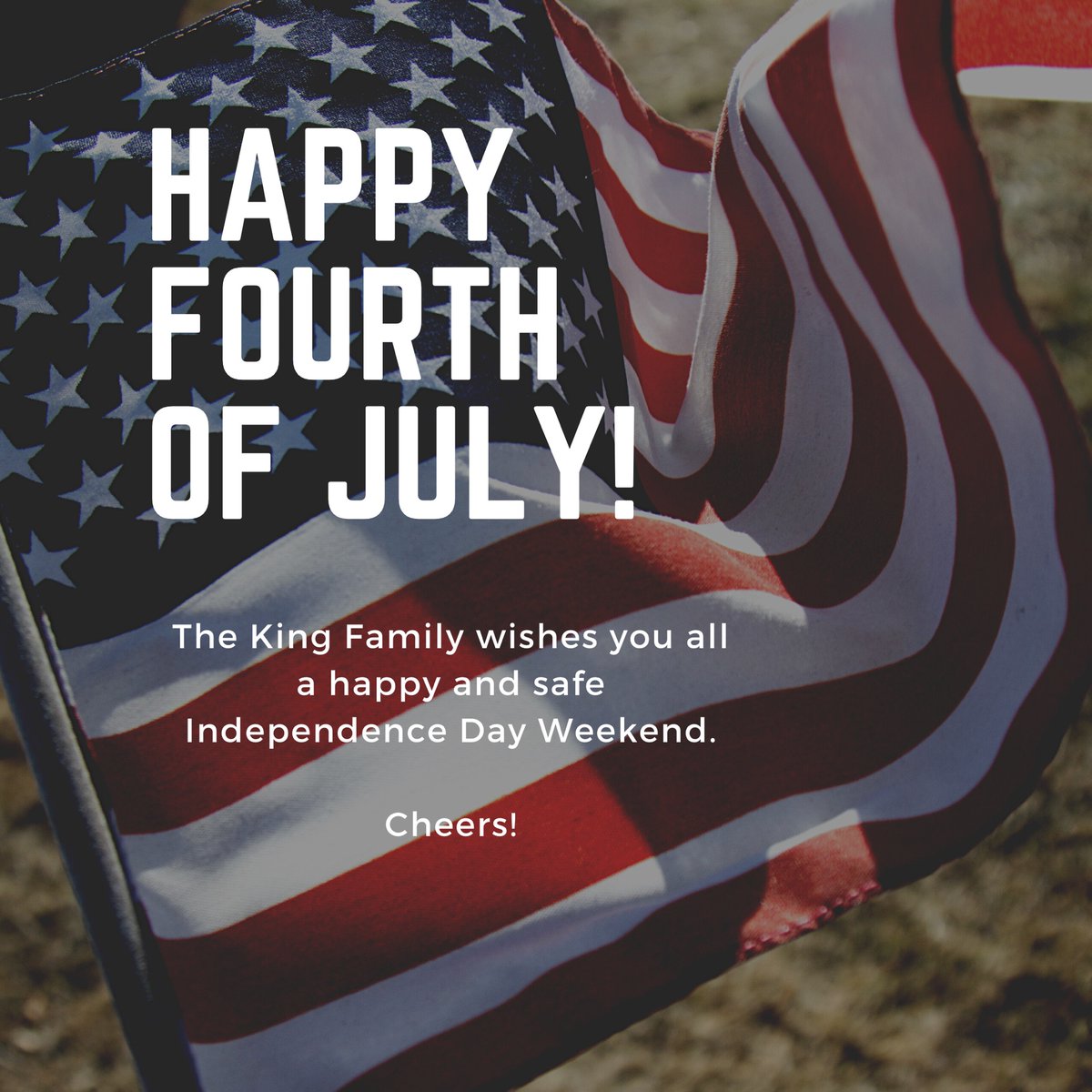 KingsDistillery's tweet photo. The Kings wish you all a happy and safe Independence Day! 

Cheers! https://t.co/mbdUESifx6