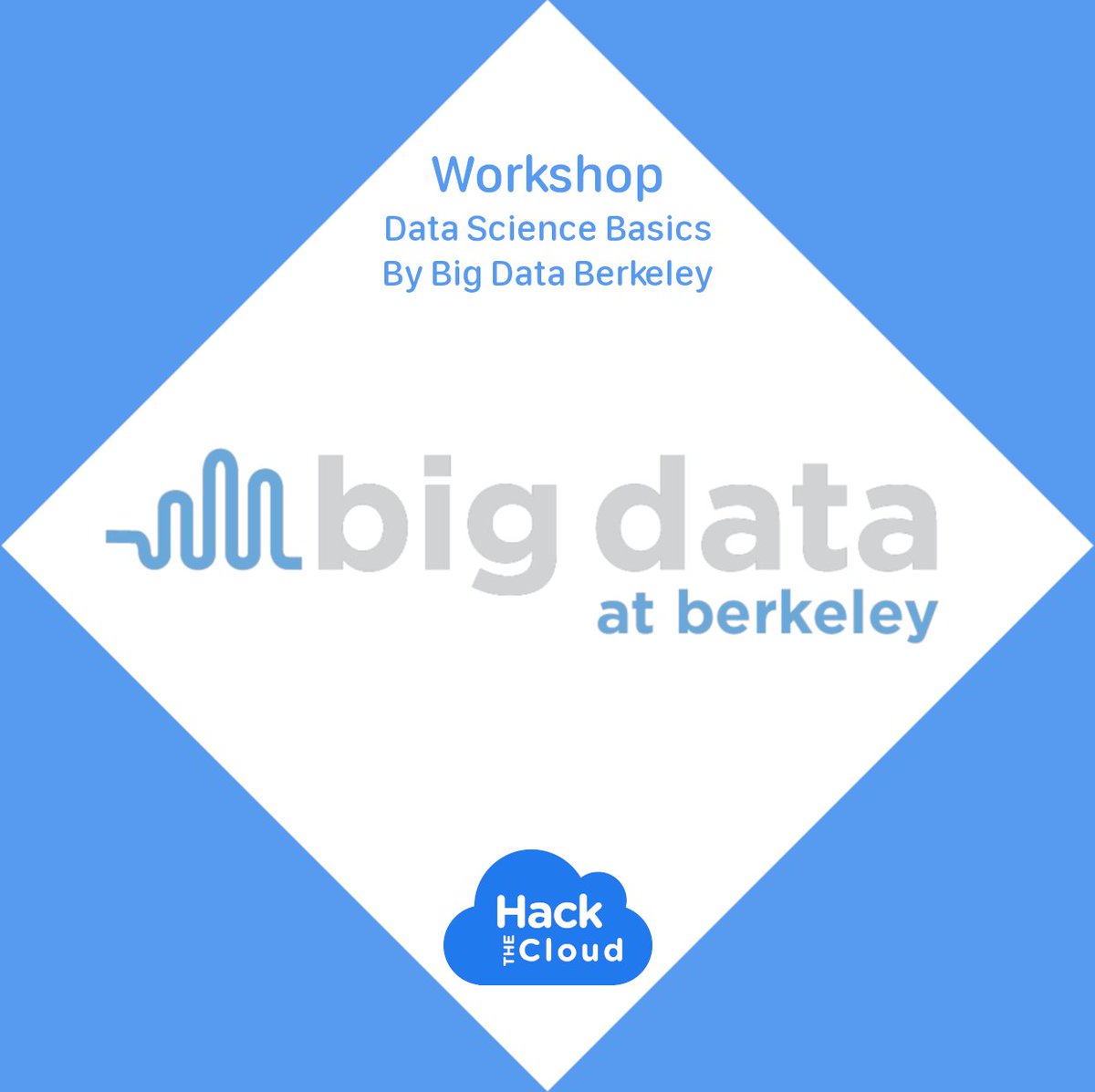 hackthefog's tweet photo. We will be having a Data Science Basics workshop taught by Big Data Berkeley, a group of Data Science Majors from UC Berkeley. Sign up in our description to learn from this great group!
#hackathon #hackthecloud #hackthefog #missionbit #bigdata #datascience #bigdatabberkeley #code https://t.co/W8z0xZdRU8