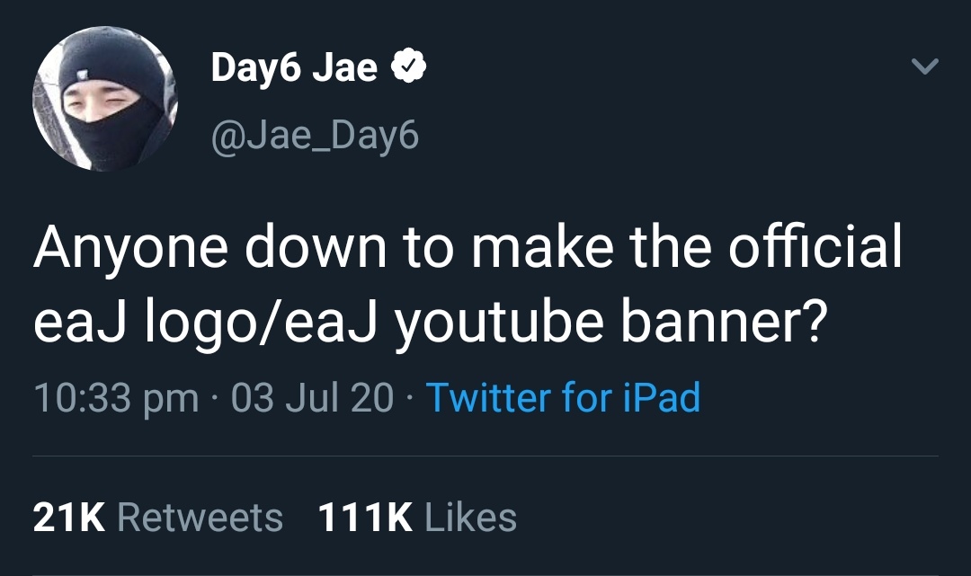 Then, gives heads up/notice to his fans when he goes live. Now, trusts his fans in making his youtube channel's logo&banner. He even gives everyone an assurance that he will check every submission, meaning, he will see all  how can you not love him