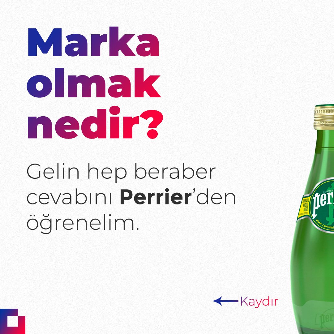 pikseldijital's tweet photo. "Marka Olmak Nedir?" ⁣⁣
Gelin hep beraber cevabını Perrier'den öğrenelim📖⁣⁣
⁣⁣
#brand #pikseldijital #howtobeabrand #Perier #marka https://t.co/BsKQXemkI7