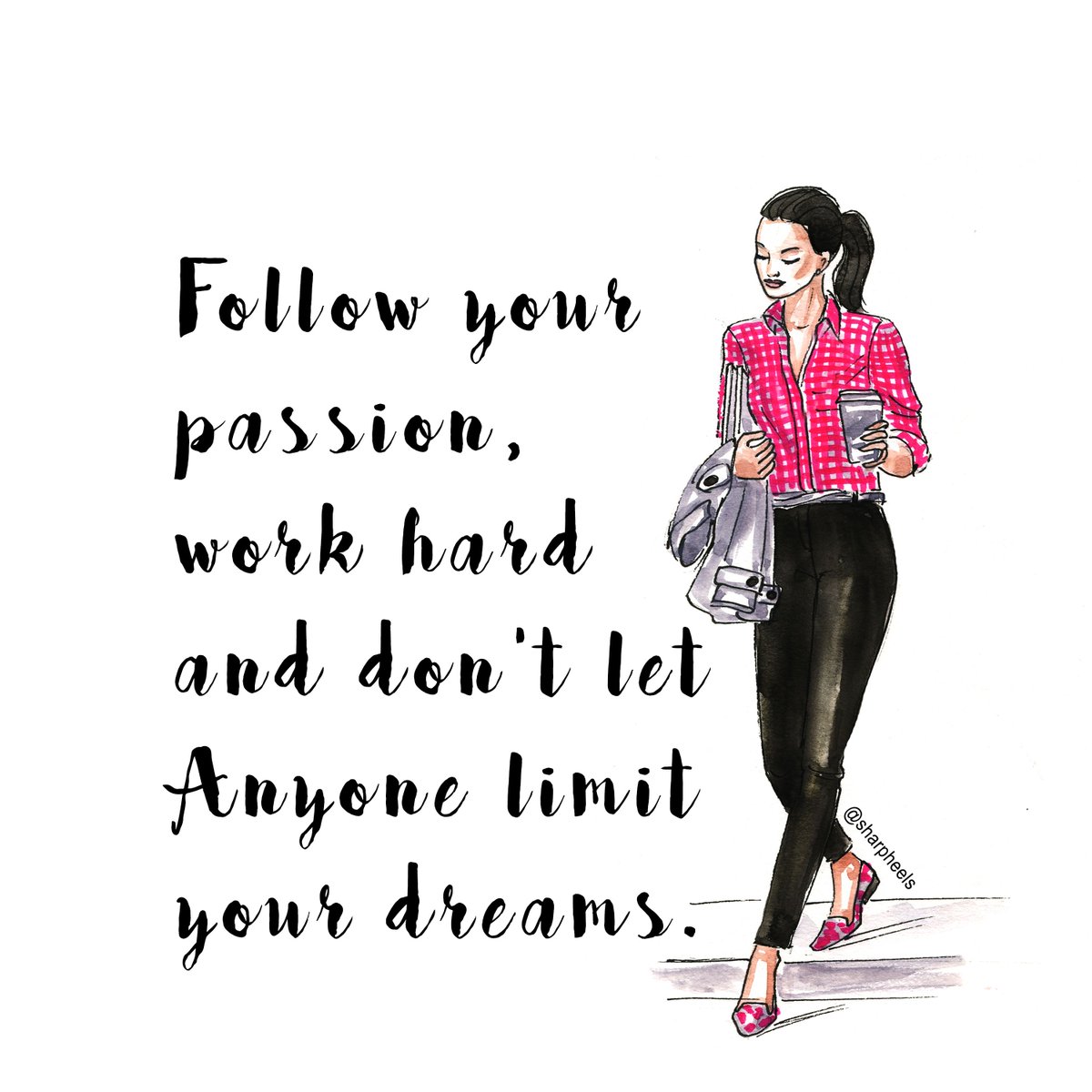 SharpHeels's tweet photo. Follow your passion, work hard and don't let anyone limit your dreams.
#Sharpheels #NeverStop #DontLimit #FollowPassion https://t.co/qWjTwlkac0
