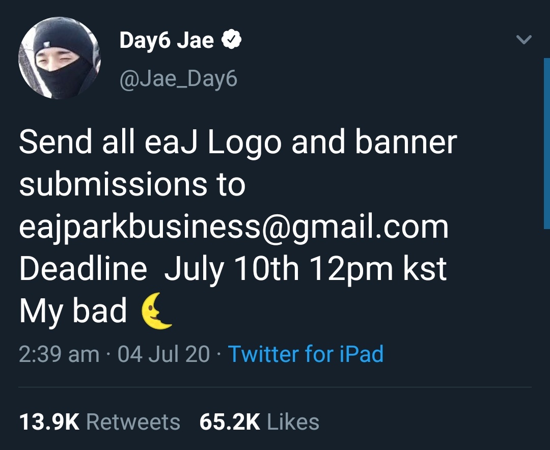 Then, gives heads up/notice to his fans when he goes live. Now, trusts his fans in making his youtube channel's logo&banner. He even gives everyone an assurance that he will check every submission, meaning, he will see all  how can you not love him