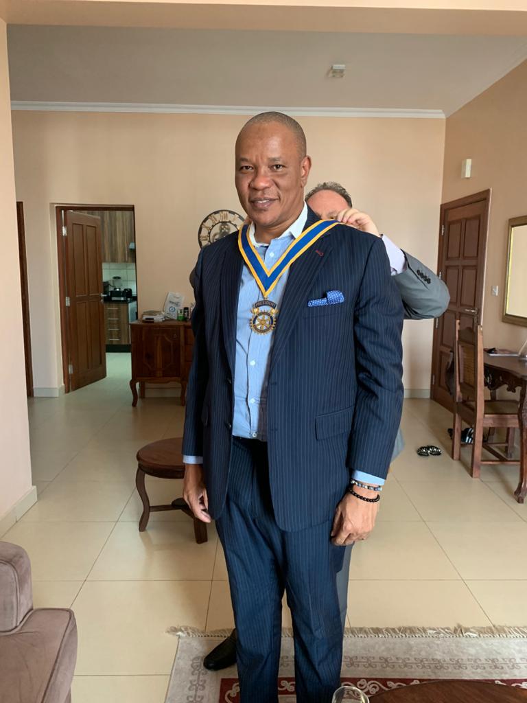Installed as president of Rotary club of Dar north 20-21