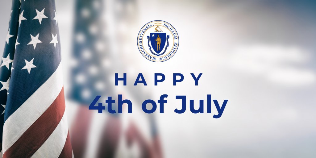 MAGovArchive's tweet image. Wishing everyone across Massachusetts a safe and happy #IndependenceDay! 🇺🇸

The #FourthofJuly may look different this year, but as always, today is an opportunity to celebrate our nation and its enduring values and ideals.