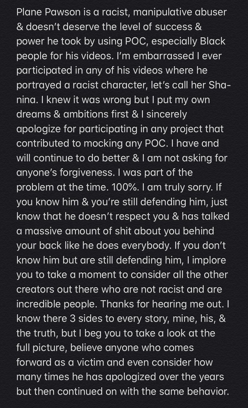 4 pic. Here’s a full statement from me: https://t.co/0jKkcva7aP