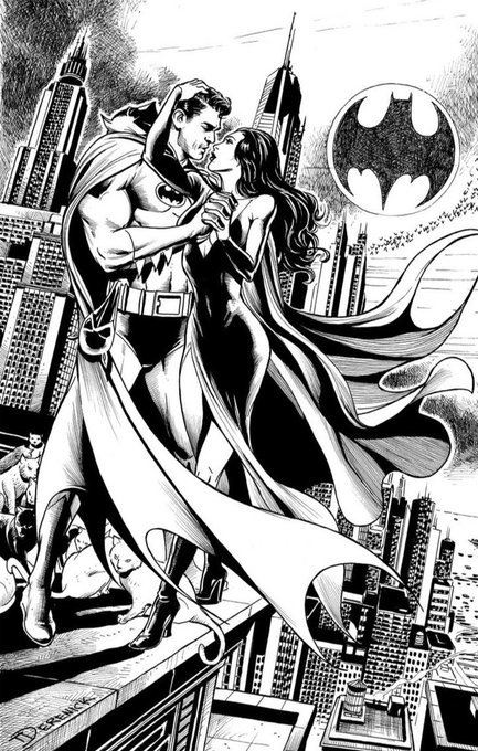 OptimistPrime99's tweet photo. #Batman #Catwoman #BatCat by Jose Luis García López & Tom Derenick #Catwoman80 #BatCat80 https://t.co/bDoF6V0Q4a