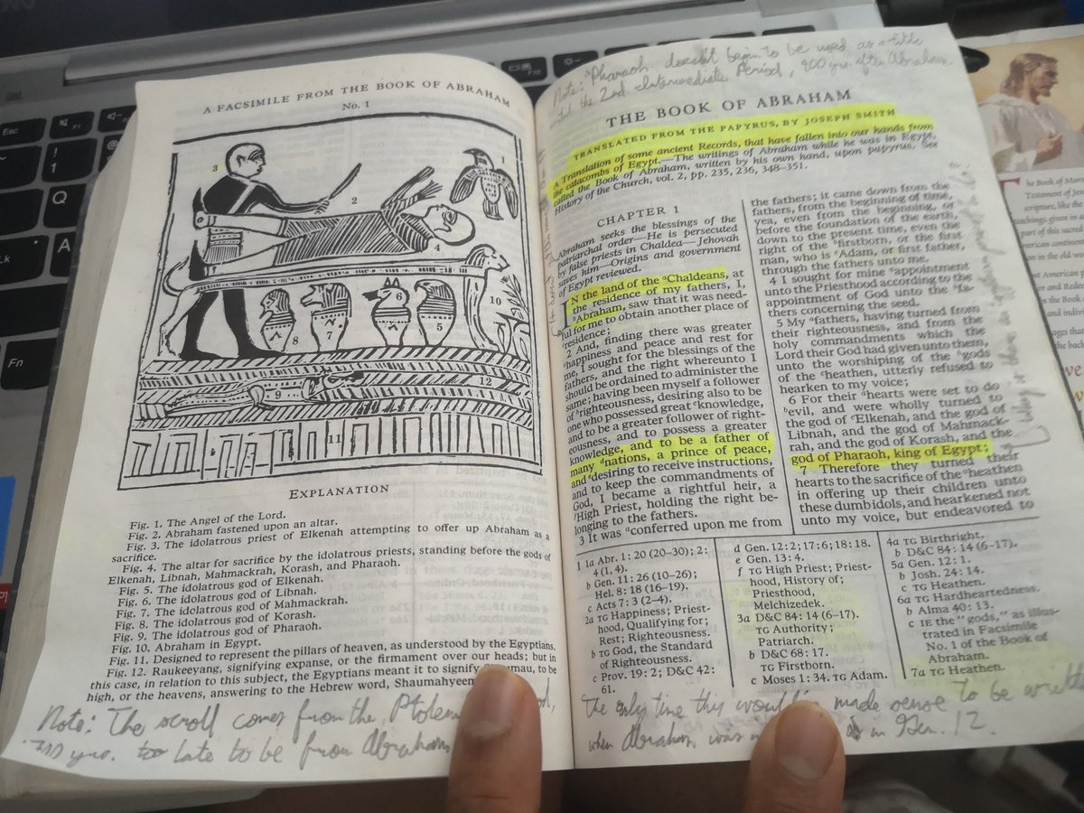 Some observations that I made while reading the text of the Book of Abraham, wherein I make note of some historical and literary problems in the text (THREAD).