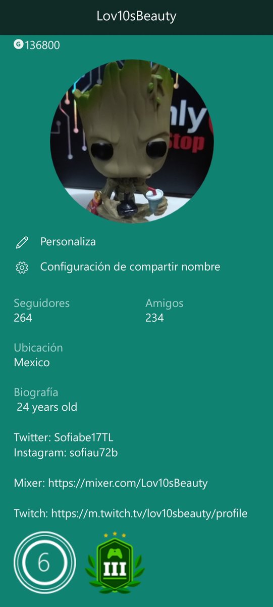 sofiabe17TL's tweet photo. Mis perfiles en gaming #Multiplataform xbox, Steam, play y Nintendo 😊😊
(la de play solo hice la cuenta, aún no tengo consola ) https://t.co/POFBgbFwXZ