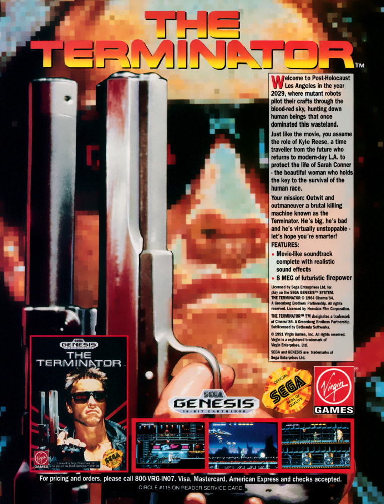 ManxRetro's tweet photo. #SegaSaturday

Game: The Terminator
Media: Magazine advert
Year: 1992
Platform: Genesis

Buy this historic game at: https://t.co/HvKHVTMNAz

#retrogames #retrogaming #retro #GamersUnite #retrogamer #Sega #Genesis #MegaDrive #ProbeSoftware #VirginGames https://t.co/m0wpM4GeCy