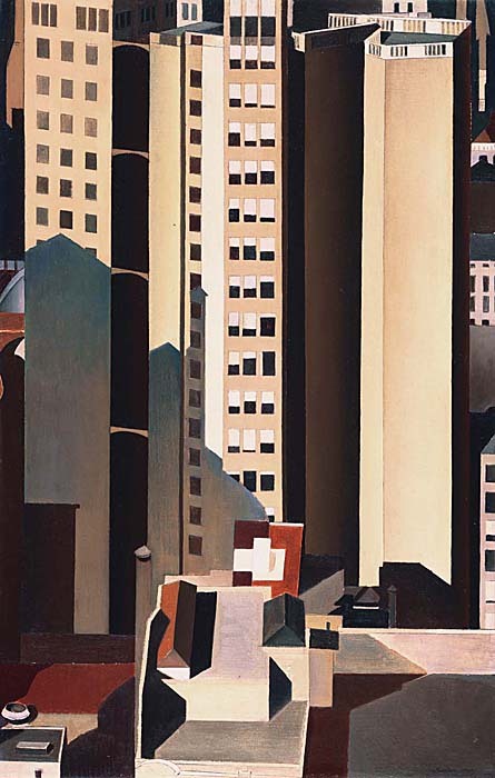 Skyscrapers, 1922, Charles Sheeler