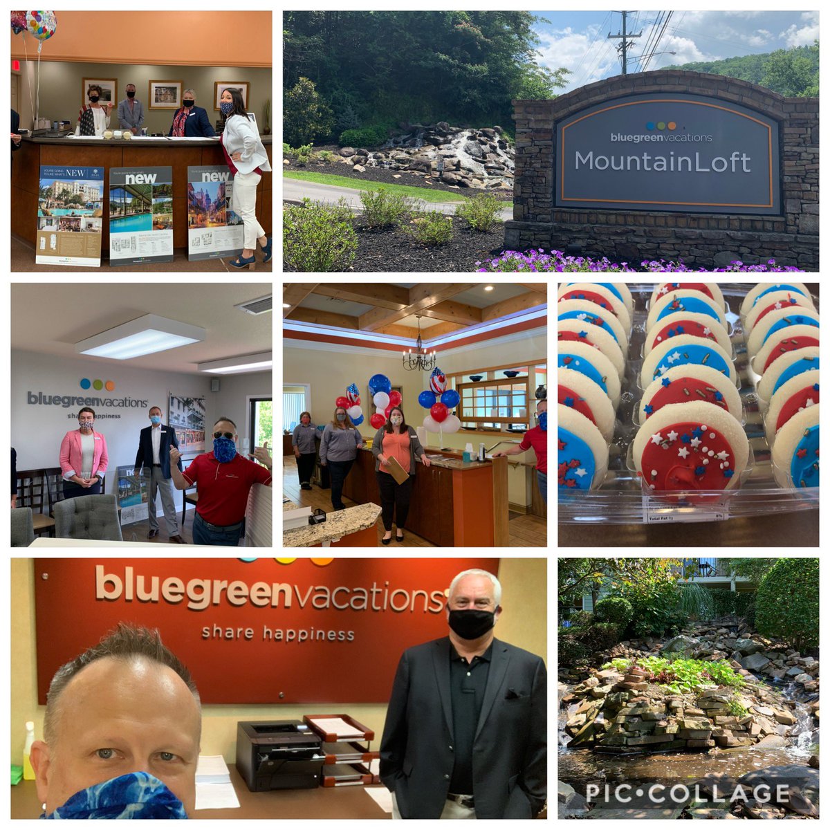 Had a great day celebrating #4thofJuly with the @bluegreentweets team members at #MountainLoft and #LaurelCrest! Special thanks to our hospitality team delivering #WorldClass experiences for our members!