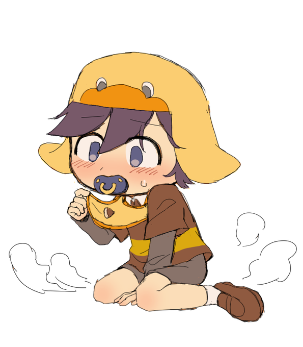 元に戻ってもおしゃぶりくわえたままなのじわった | ちいばん さんの