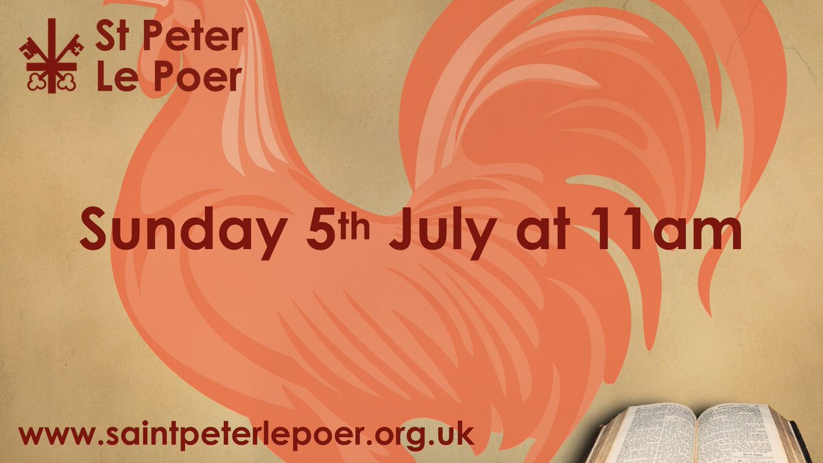StPeterlePoer's tweet photo. Our Sunday Service is on YouTube this week at 11am https://t.co/gVF4oR430c  Service order available here: https://t.co/KOz9EBrjkP https://t.co/9JzYFDz8Kb