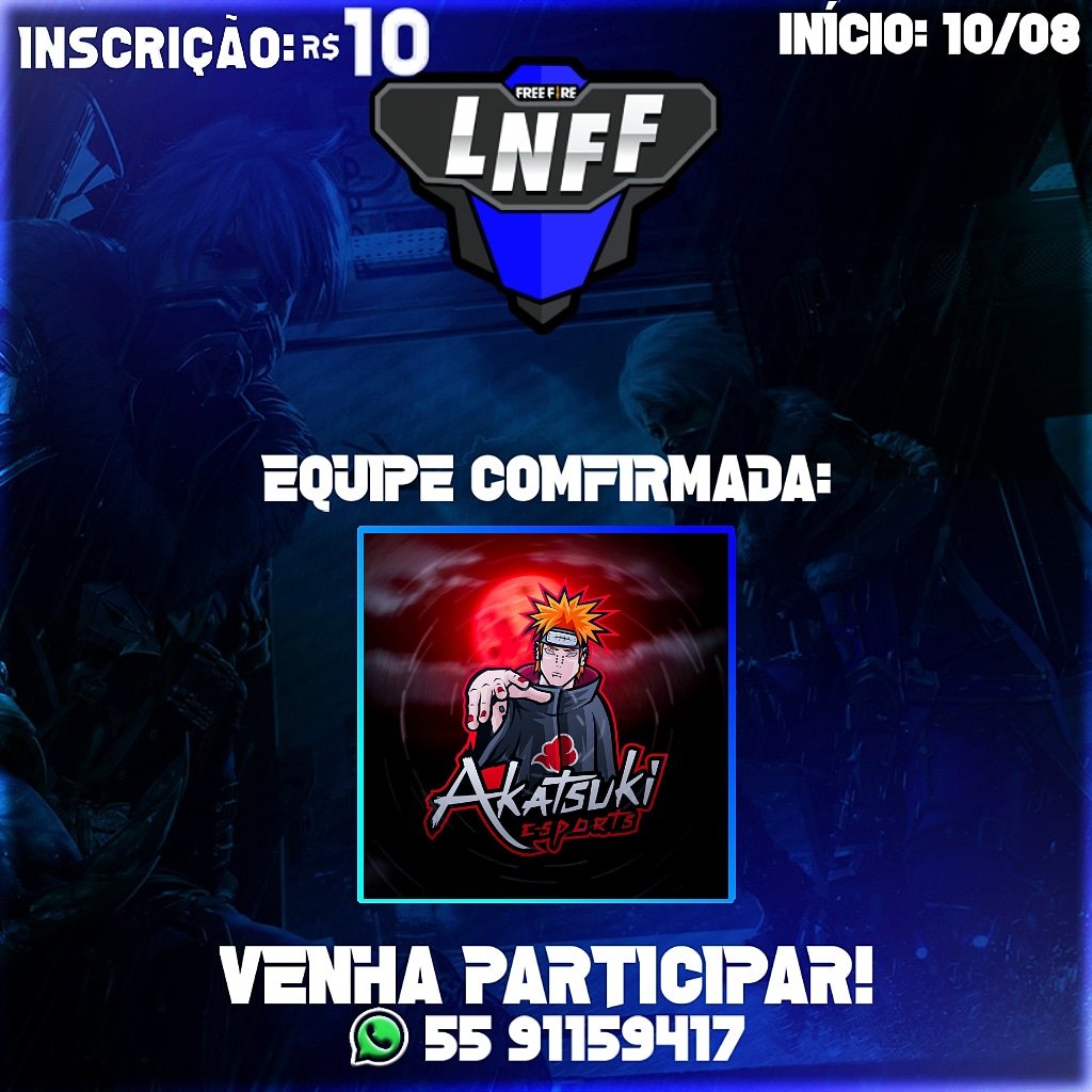 golnff's tweet image. 🔥 EQUIPE COMFIRMADA!

#FreeFire #FF #LNFFGG