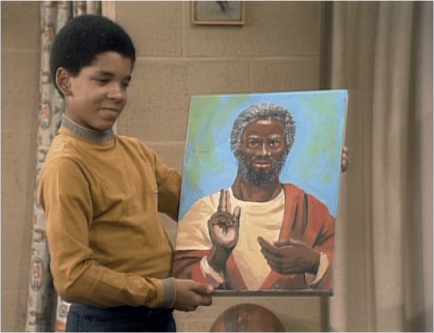 On White JesusGrowing up, I thought all the people in the Bible were white people until I watched an episode of “Good Times” (Season 1, Episode 2) where the ‘militant midget’ Michael, showed his mom a passage from the Bible that demonstrates1/