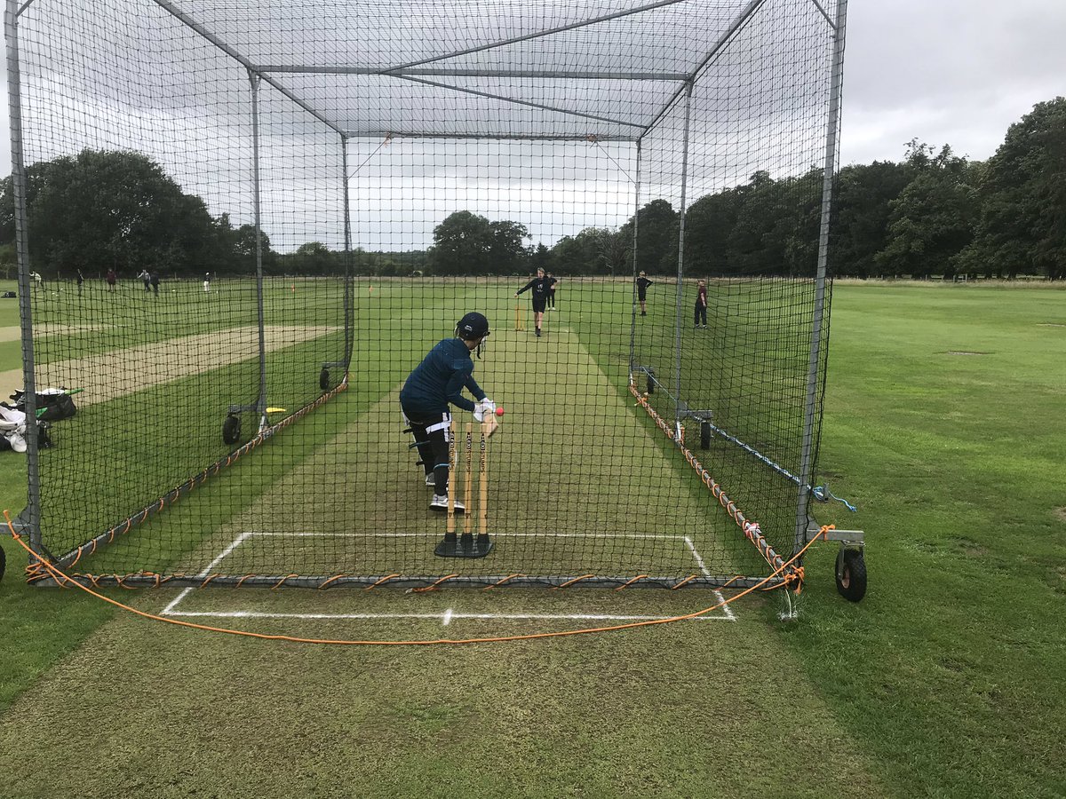 StowCricketClub's tweet photo. Another enjoyable junior session this morning with 50 juniors from Stow and @downhamtowncc. Great to see the hard work in the nets and the batting, bowling and fielding drills. Hopefully we can put all the hard work into action in some games soon! https://t.co/leyHzGFhZs