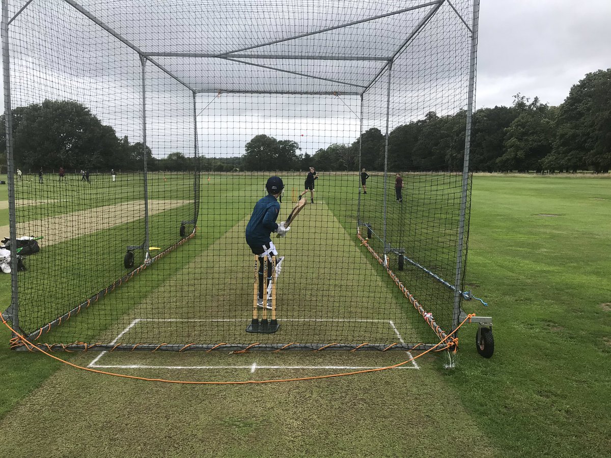 StowCricketClub's tweet photo. Another enjoyable junior session this morning with 50 juniors from Stow and @downhamtowncc. Great to see the hard work in the nets and the batting, bowling and fielding drills. Hopefully we can put all the hard work into action in some games soon! https://t.co/leyHzGFhZs