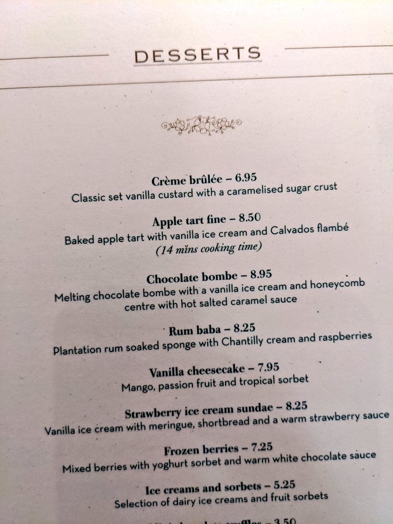 LicenceToQueer's tweet photo. Today we went out for our wedding anniversary meal - four months later than planned.
No prizes for guessing what I ordered for dessert as soon as I saw it on the menu.
#DiamondsAreForever
#WintandKidd
#BombeSurprise
#equalmarriage https://t.co/6RO4w3rloz