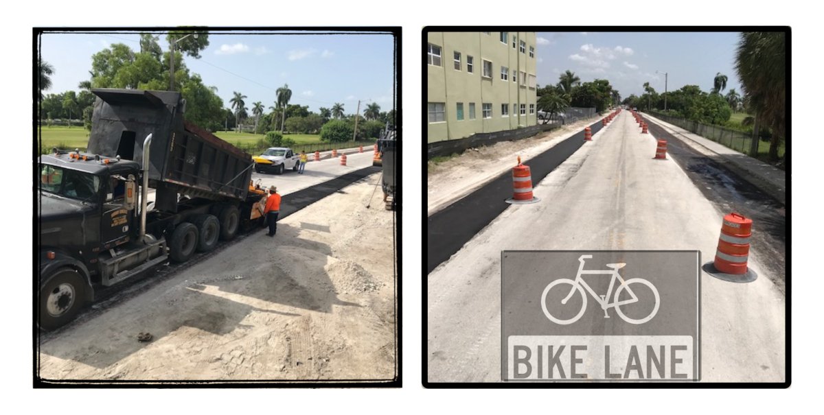 javier_argotti's tweet photo. we continue to work & advocate for bikeways that are adequate, safe, and accessible to ALL users, following the "Complete Street" directions. This time on N 14th Ave. Hollywood city. #sustainablemobility #bikeways #completestreet #AEGmobility https://t.co/mFMSeOr0zv
