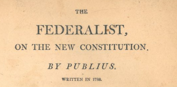 nathanmccauley's tweet photo. Happy Independence Day! 

A quick thread on Bitcoin and America is in order.

The Federalist Papers, particularly #10 and #17 are America's whitepaper. 

Like Bitcoin's whitepaper, they were published under a pseudonym, advocate for decentralization, and warn about majorities. https://t.co/Pn5Op60ItV