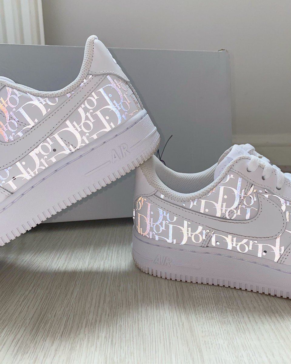 BradMortlock4's tweet photo. New AF1 x Dior customs 

DM me to enquire https://t.co/i4Vp6HYYck