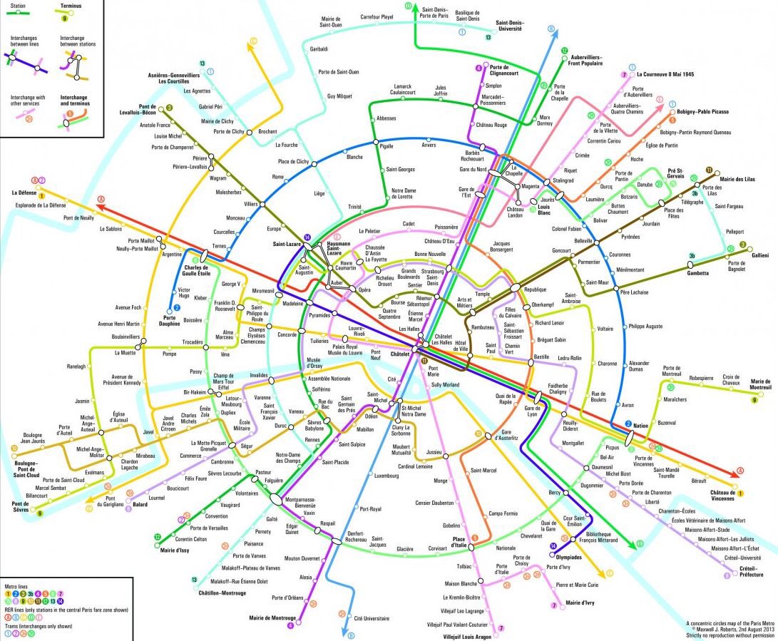 Bekouz's tweet photo. Je découvre cette carte « simplifiée » du métro de Paris. C’est bien ma ville ça ?? 🤔 #tournis https://t.co/MZ1GZWrwZC