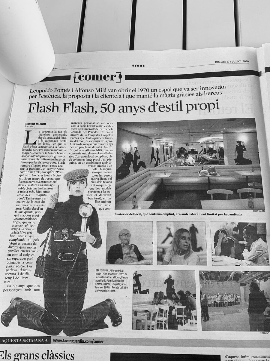 montse_barcelo's tweet photo. 1970 innovació en estat pur #FlashFlash @LaVanguardia https://t.co/y57tg4wNiF