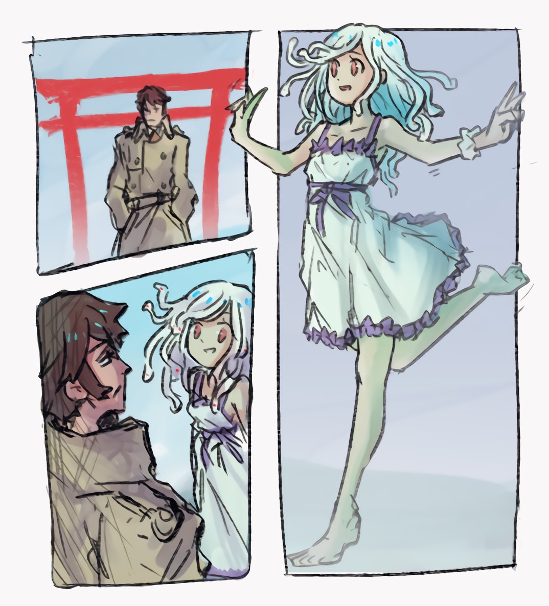 Matth Jankenation Nadeko Dayo 物語シリーズ 千石撫子 貝木泥舟 T Co Mlcydy8f6x Twitter