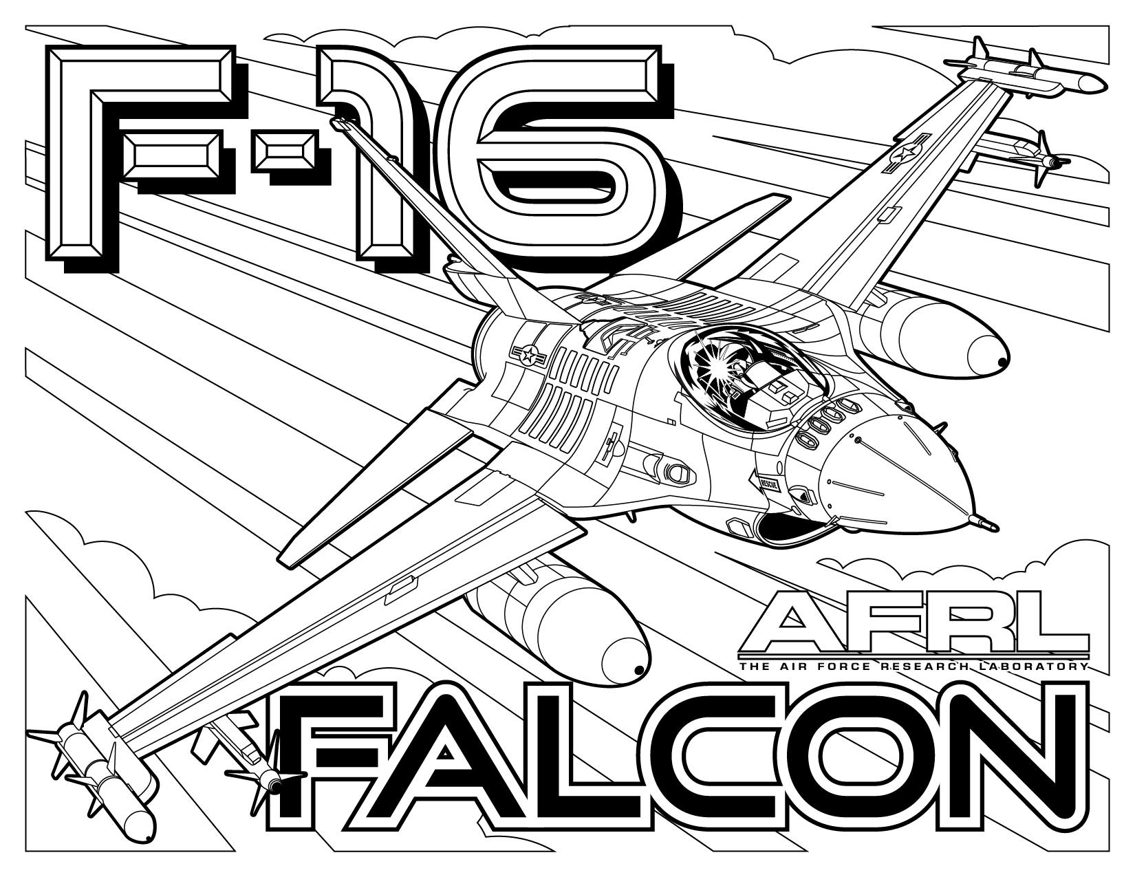 air force planes coloring pages