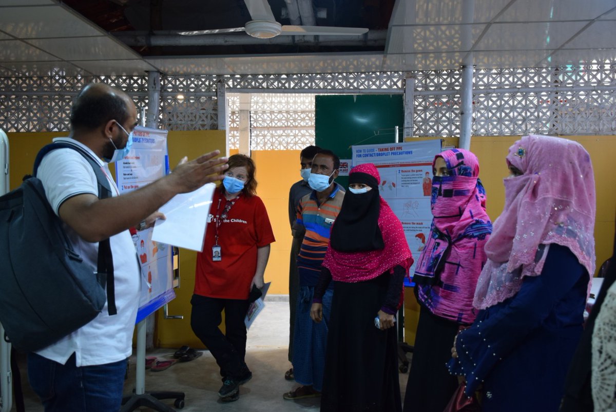 SCIBangladesh's tweet photo. We invited some #host_community and #Rohingya_refugees to visit our new #SARIITC today. Our #health staffs showed them around and told them how it will function and provide support to the community people. They were very happy to have a #hospital in their village. https://t.co/rwqckbRa6Q