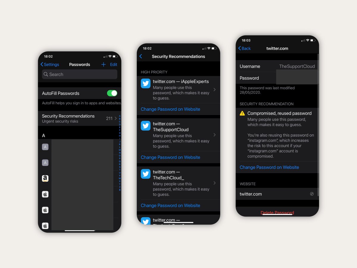 TheTechCloud_'s tweet photo. If your password got leaked, the iCloud Keychain in iOS 14 will alert you about that.
#iOS14 #iCloudKeychain #iCloud #Apple https://t.co/KvLvQvdrEx