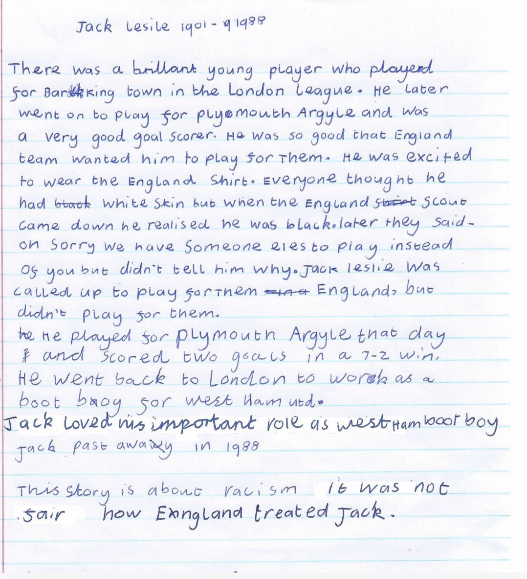 JackLeslieCamp's tweet photo. A win for Manchester United ,and @MarcusRashford on the scoresheet!
Jack Leslie’s @Only1Argyle side knocked @ManUtd out of the FA Cup!Although that was a long time ago :)
We’ve written to United asking whether the club will support our campaign-and one fan has written to Marcus! https://t.co/5d4esWUD7N