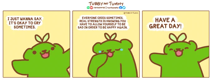 It's okay to cry 