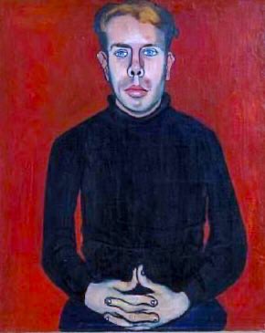 In 1930 her husband took her daughter to Cuba & the trauma led to Neel having a breakdown. She was released from hospital in 1931. She returned to NY. Circus (1932), Martin Jay (1932), Movie Lobby (1932) & Symbols (1932)