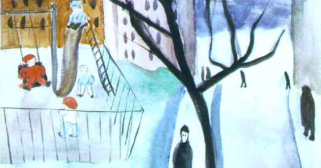 Neel returned to NY where her 1y old daughter died of diphtheria. This informed her treatment of motherhood, loss & anxiety. The birth of her 2nd child inspired the bleak ‘Well Baby Clinic’ (1928). Carlos (1926), After the Death of a Child (1927-8) & Nadja (1928)