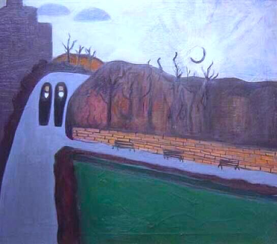 Neel’s sitters were drawn from friends, neighbours & family. She was equally interested in everyone around her. Hers is a universal vision. Baby on Blue Sofa (1939-40), Central Park (1946), Dick Bagley (1946), the Sea (1947)