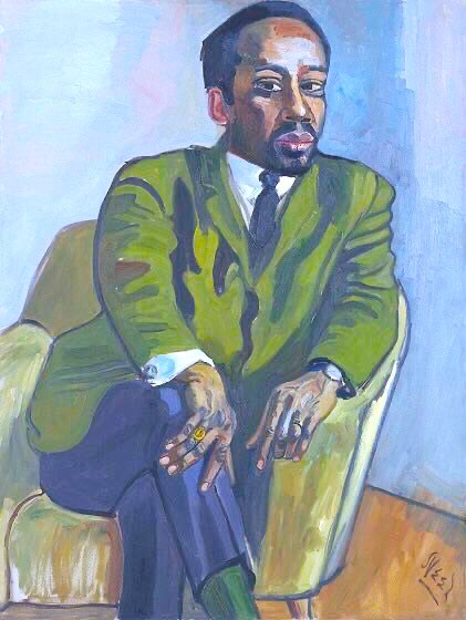 In the 60s, with the pregnancies of her friends she began a series of pregnant nudes. She wanted to show a fact of life & normalise a reality. She became a feminist icon. Nancy & Olivia (1967), Richard Gibbs (1965), Hugh Hord (1964) & Hartley (1966)