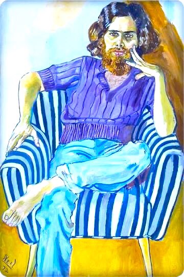 By the 70s Neel gained celebrity & recognition - even getting an award from Jimmy Carter! John Perreault (1972), Dana Gordon (1972), Benjamin (1976) & Faith Ringgold (1976). Her nude of Perreault is a striking examination of flesh depicted with considered & non-sexual care.