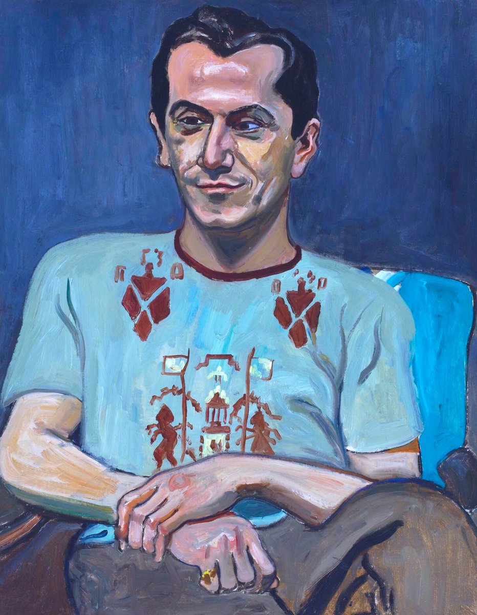 Neel was an artist of great empathy & genius. Her fundamental love of her fellow man is shown in her portraits of women, men & children. Frank Gentile (1948), George Arce (1955), Timothy Collins (1971) & George Arce (1955)