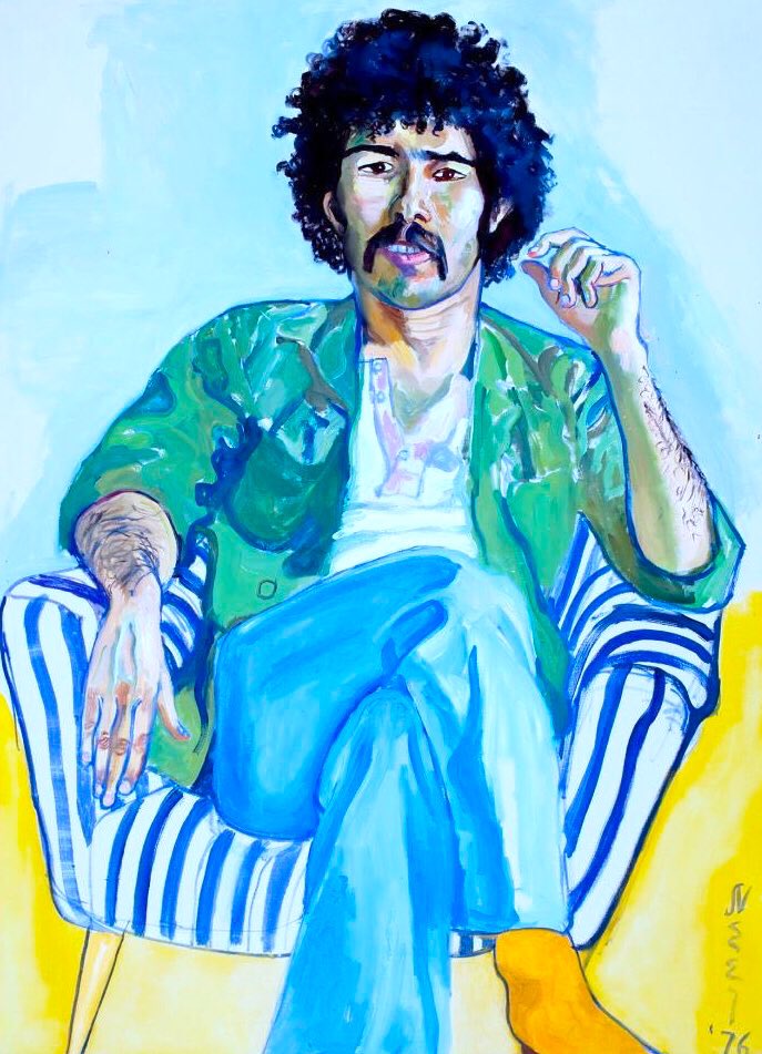 Neel was an artist of great empathy & genius. Her fundamental love of her fellow man is shown in her portraits of women, men & children. Frank Gentile (1948), George Arce (1955), Timothy Collins (1971) & George Arce (1955)