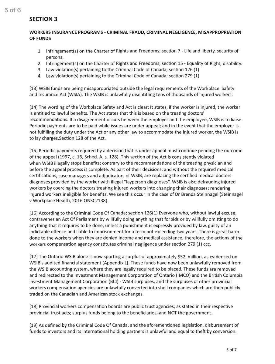 Justice_4Canada's tweet photo. @thehill Here is the last 3 pages of the 6 page brief delivered to the US Embassy July 1. 

https://t.co/k6pncxijqc for background 

2/2 https://t.co/QMzizZaACT