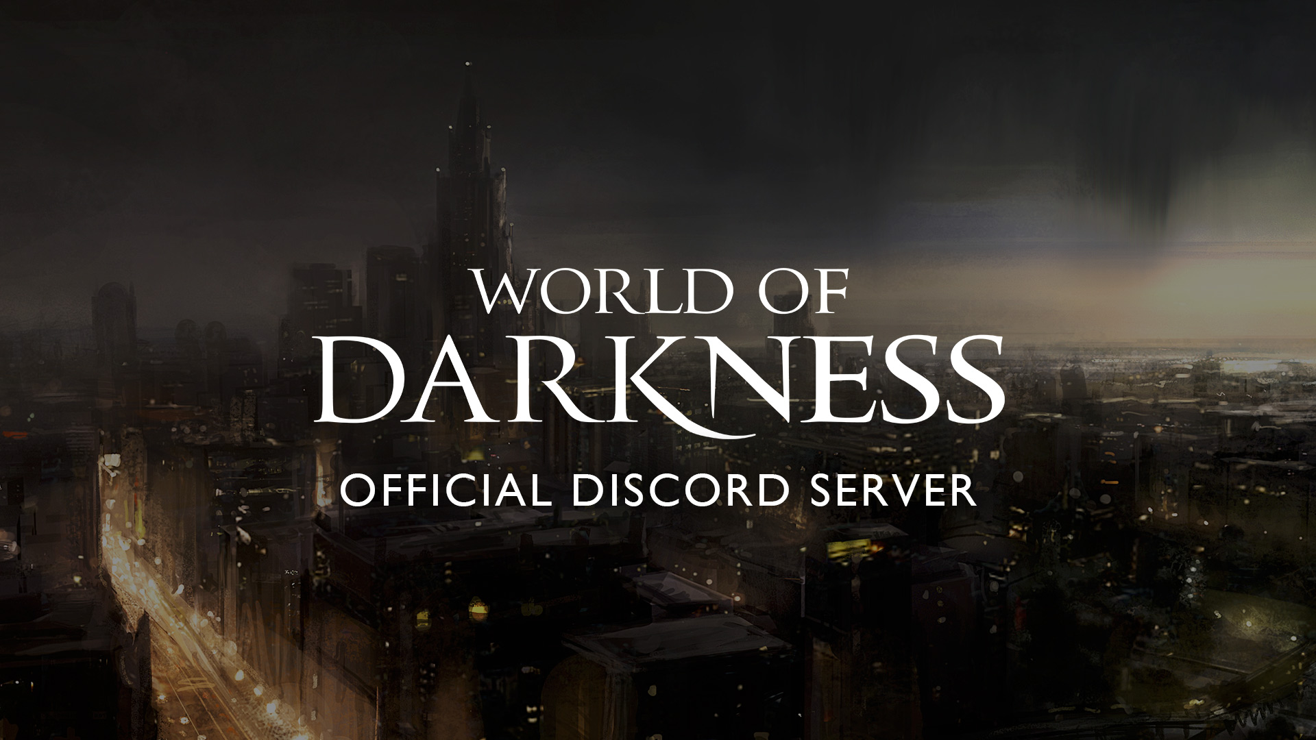 World of Darkness on X: Official World of Darkness Discord server has  opened! A place for fans and creators to talk, exchange information, find a  roleplaying group and spend time together 