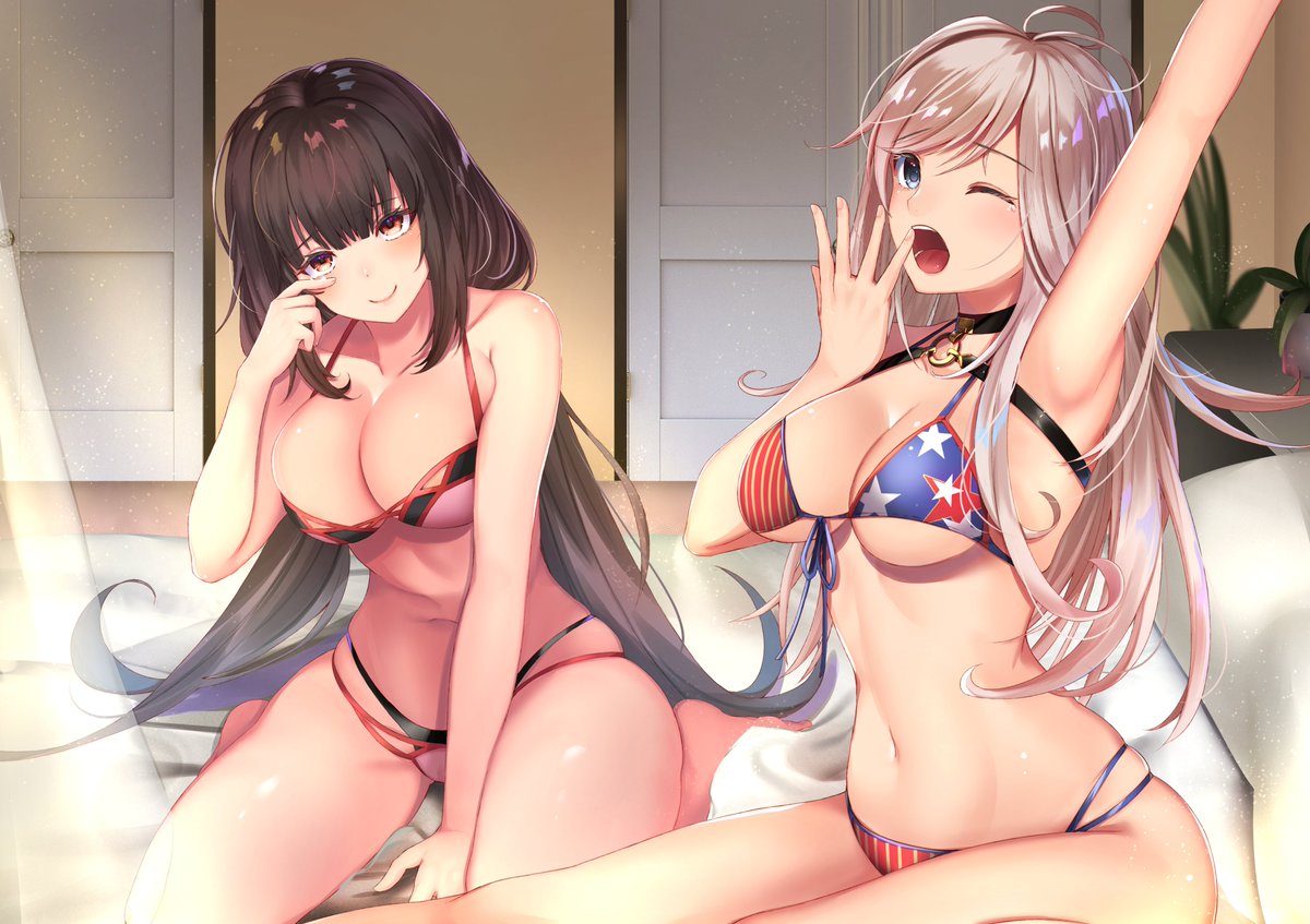 モードレッド(Fate) ,モードレッド(水着) 「#ビキニの日 #FGO 」|楽音（がくと)＠5月以降のお仕事募集中🌟のイラスト